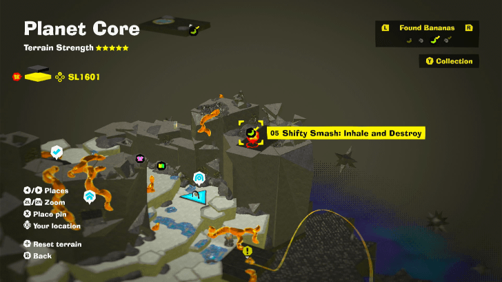 Shifty Smash Inhale and Destroy Banandium Gem Map Location