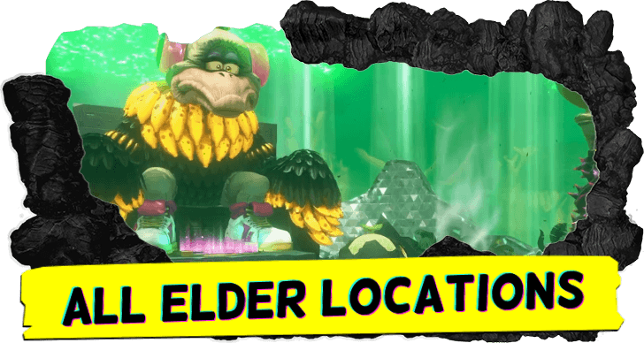 Donkey Kong Bananza All Elder Locations