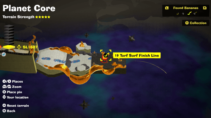 Turf Surf Finish Line Banandium Gem Map Location