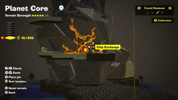 Planet Core Chip Exchange Banandium Gem Map Location