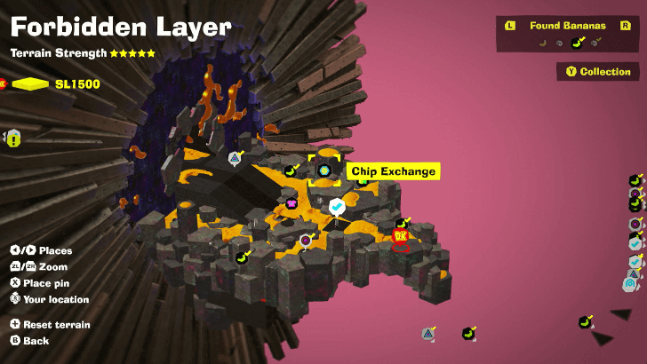 Forbidden Chip Exchange Banandium Gem Map Location