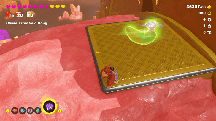 Crowning the Monarch Banandium Gem Overworld Location