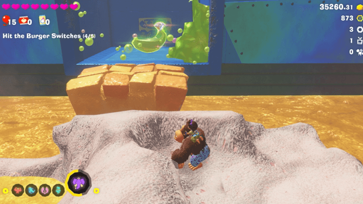 Fries on the Side Banandium Gem Overworld Location