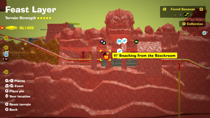 Snacking from the Stockroom Banandium Gem Map Location