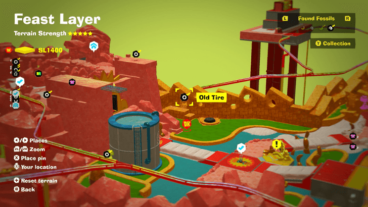 Old Tire 12 Fossil Map Location