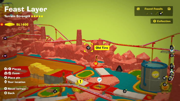 Old Tire 14 Fossil Map Location