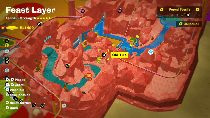 Old Tire 16 Fossil Map Location