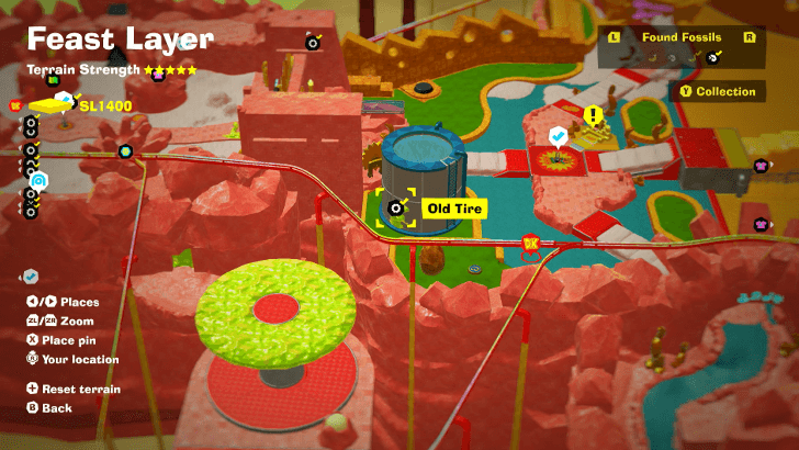 Old Tire 11 Fossil Map Location