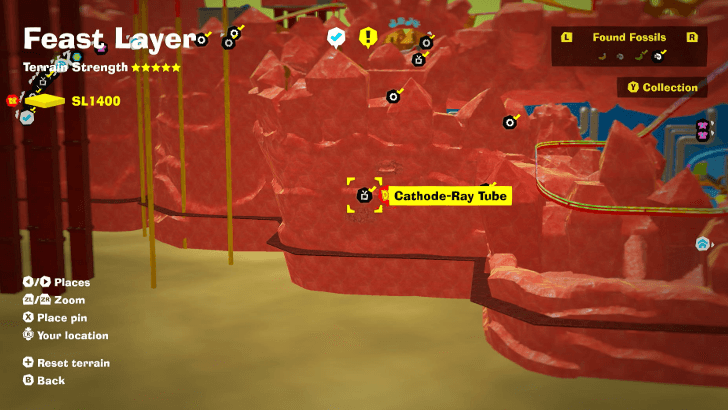 Cathode-Ray Tube 3 Fossil Map Location