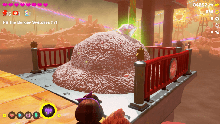 Steamed-and-Salted Banana Banandium Gem Overworld Location