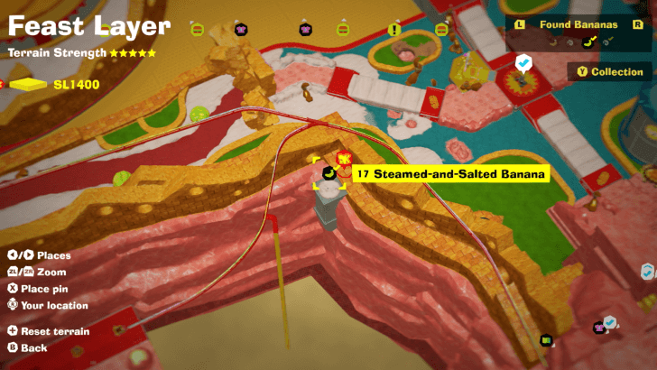 Steamed-and-Salted Banana Banandium Gem Map Location