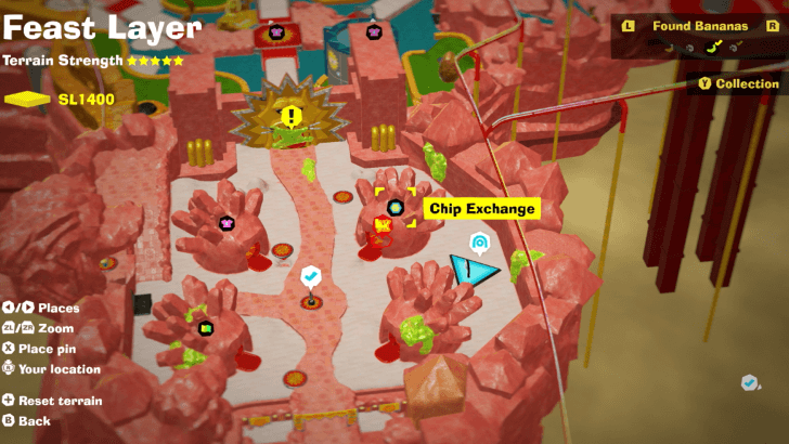 Feast Chip Exchange Banandium Gem Map Location