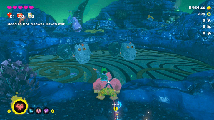 Rain-Soaked Roughhousing Banandium Gem Overworld Location