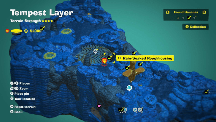 Rain-Soaked Roughhousing Banandium Gem Map Location