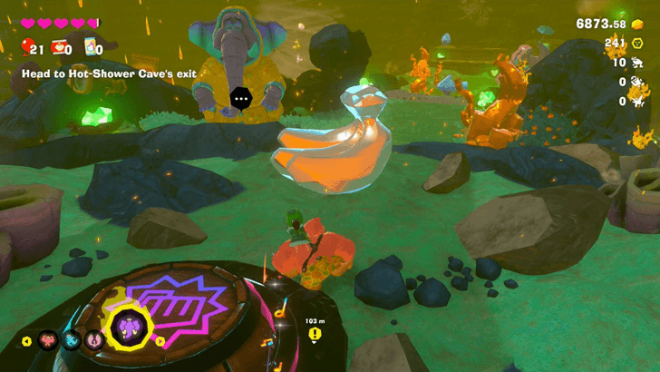 Beat Sinister Blusterwing! Banandium Gem Overworld Location