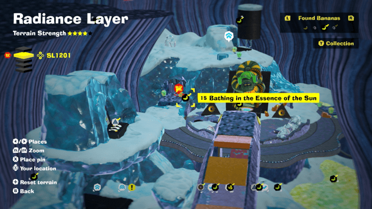 Bathing in the Essence of the Sun Banandium Gem Map Location