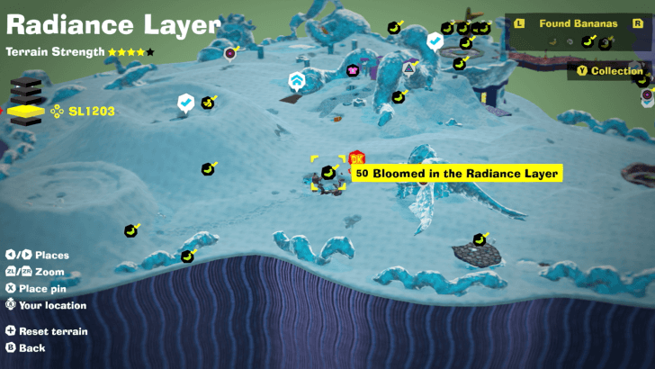 Bloomed in the Radiance Layer Banandium Gem Map Location