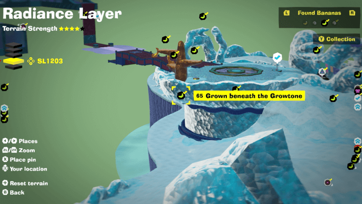 Grown beneath the Growtone Banandium Gem Map Location