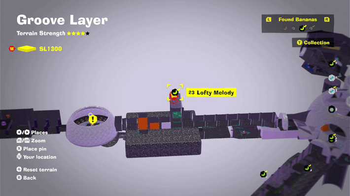 Lofty Melody Banandium Gem Map Location