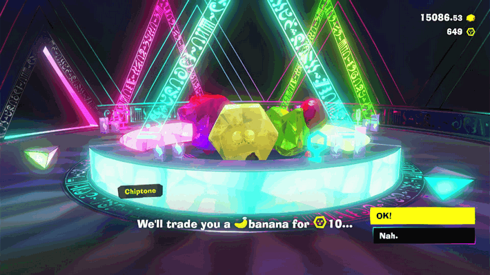 Groove Chip Exchange Banandium Gem Overworld Location