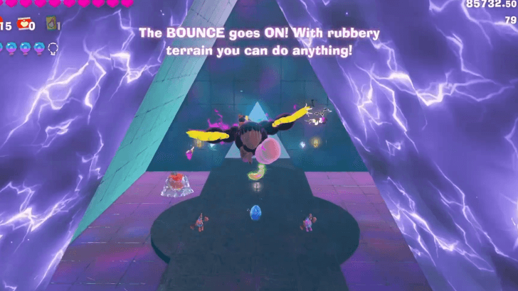Bounded by Bouncy-Bounce Park! Banandium Gem Overworld Location