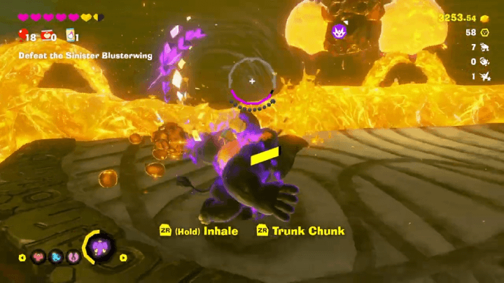 Inhale the Magma From the Glide Attacks