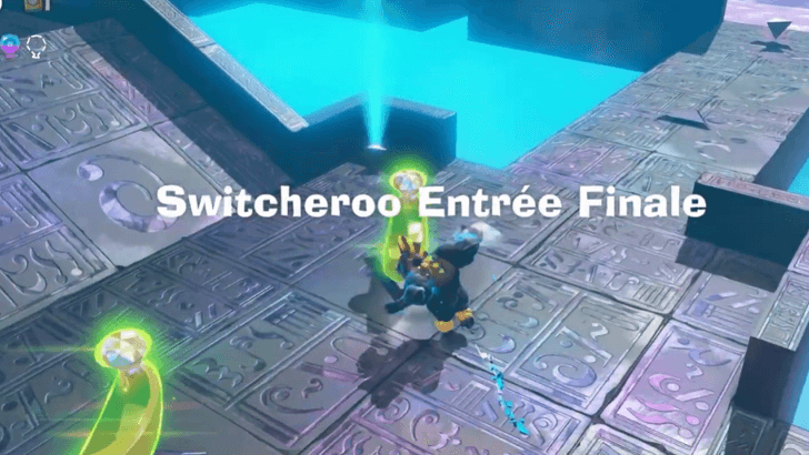 Switcheroo Entree Fast Finish Banandium Gem Overworld Location