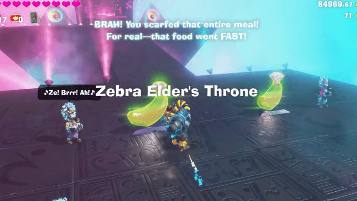 Dangerous Dessert Finish Line Banandium Gem Overworld Location