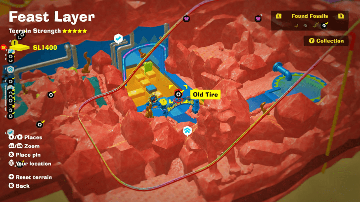 Old Tire 18 Fossil Map Location