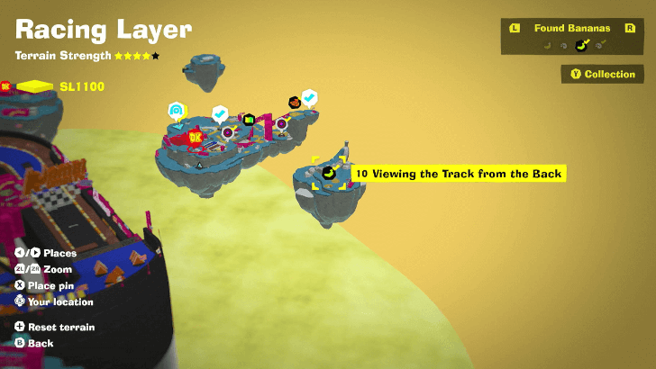 Viewing the Track from the Back Banandium Gem Map Location