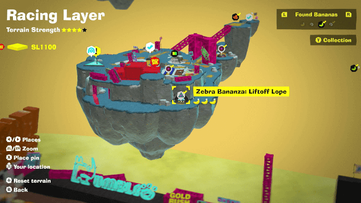 Liftoff-Lope Finish Line Banandium Gem Map Location