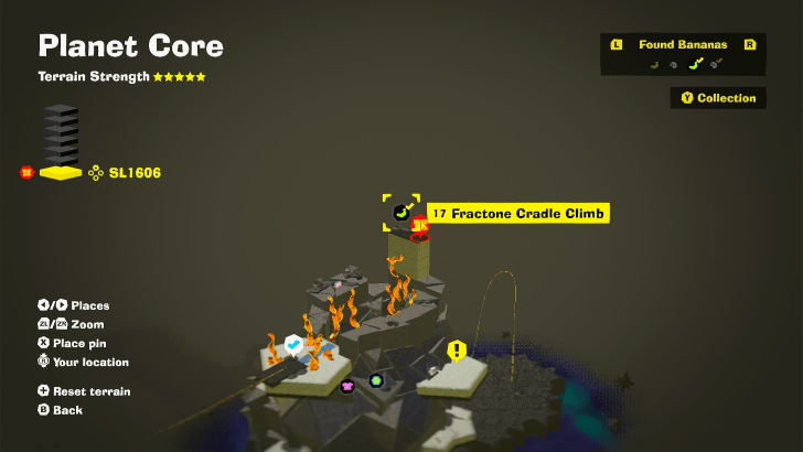 Fractone Cradle Climb Banandium Gem Map Location