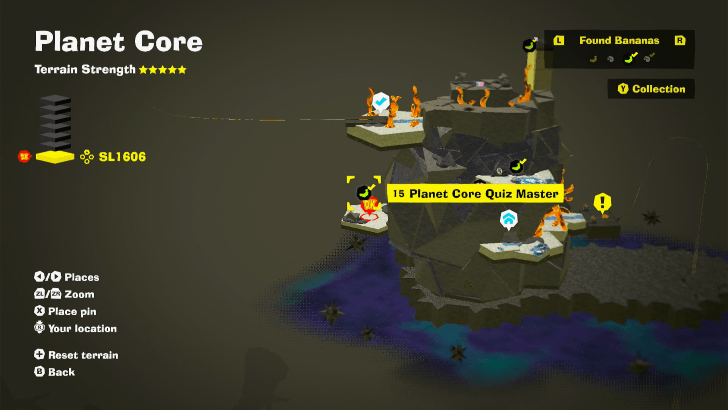 Planet Core Quiz Master Banandium Gem Map Location