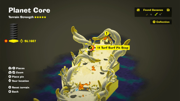 Turf Surf Pit Stop Banandium Gem Map Location