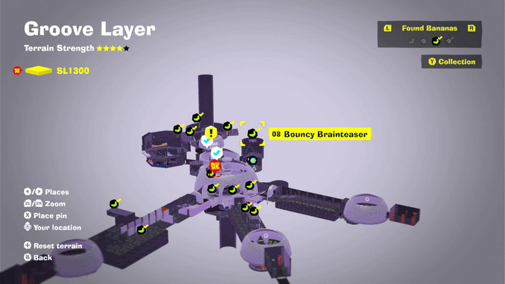 Bouncy Brainteaser Banandium Gem Map Location