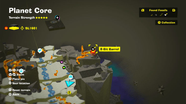 8-Bit Barrel 7 Fossil Map Location