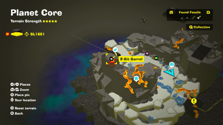 8-Bit Barrel 8 Fossil Map Location