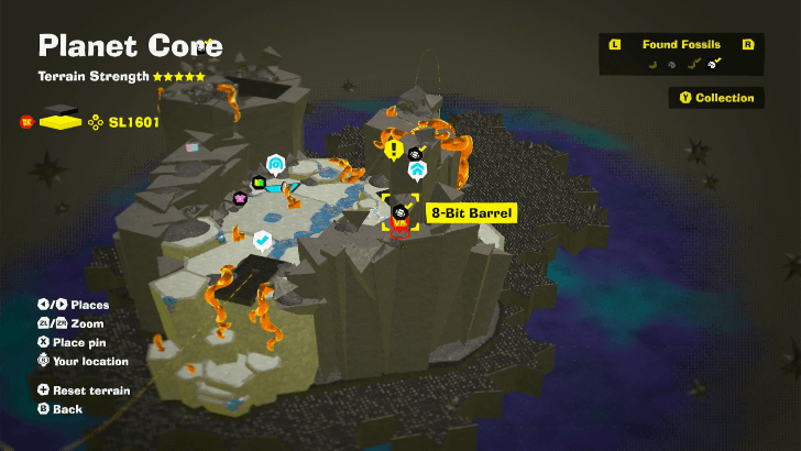 8-Bit Barrel 9 Fossil Map Location