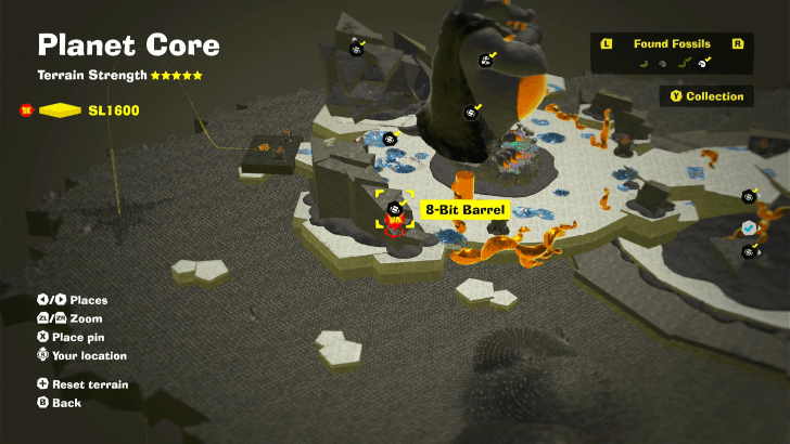 8-Bit Barrel 6 Fossil Map Location