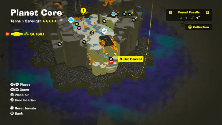 8-Bit Barrel 15 Fossil Map Location