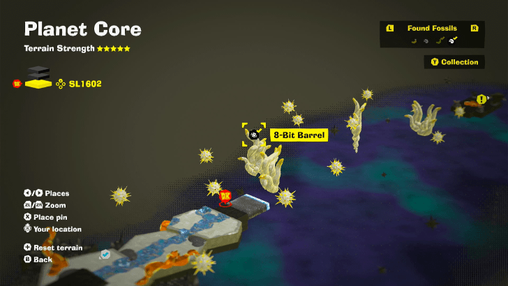 8-Bit Barrel 18 Fossil Map Location