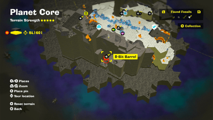 8-Bit Barrel 13 Fossil Map Location