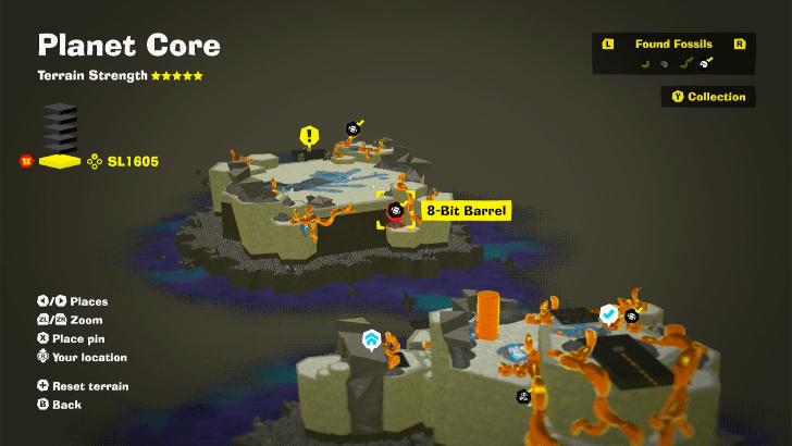 8-Bit Barrel 21 Fossil Map Location