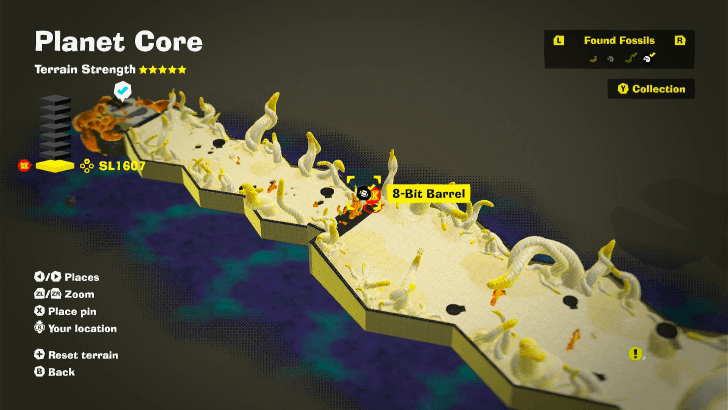 8-Bit Barrel 28 Fossil Map Location
