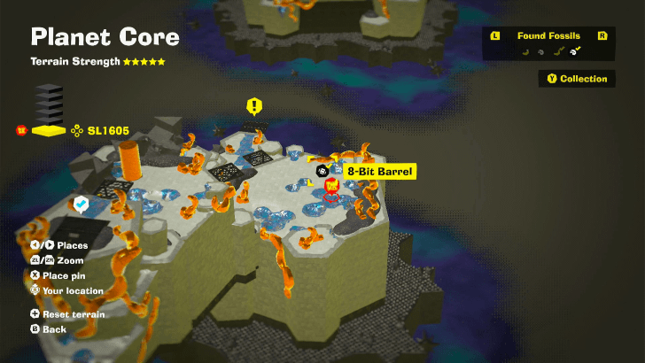 8-Bit Barrel 19 Fossil Map Location