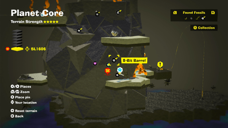 8-Bit Barrel 25 Fossil Map Location