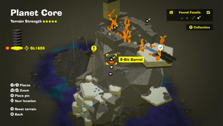 8-Bit Barrel 23 Fossil Map Location