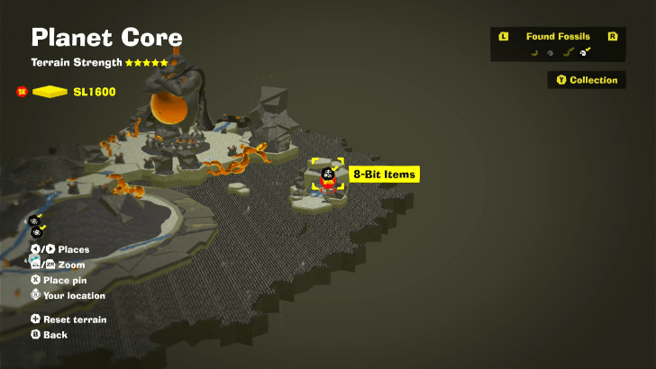 8-Bit Items 1 Fossil Map Location