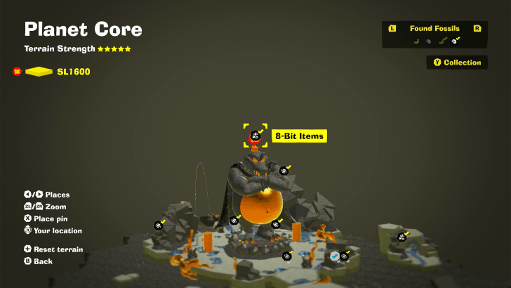 8-Bit Items 2 Fossil Map Location