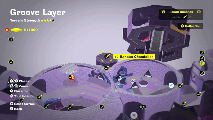 Banana Chandelier Banandium Gem Map Location